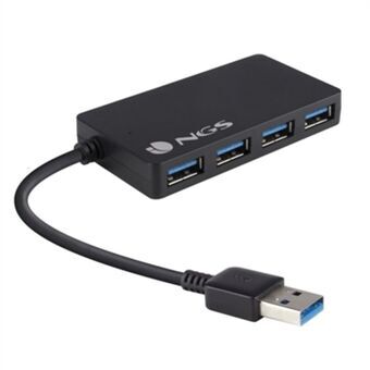 USB-keskitin NGS IHUB3.0 Musta 480 Mbps (1 osaa)