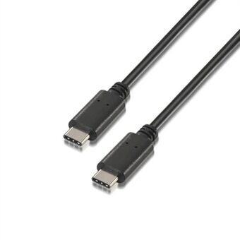 Data/laturikaapeli USB Aisens A107-0058 3 m Musta