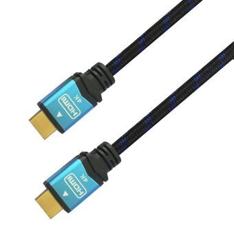 HDMI-kaapeli Aisens 0,5 m Musta/Sininen 4K Ultra HD