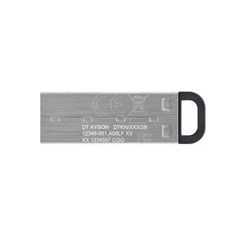 USB-tikku Kingston DTKN/512GB Hopeinen 512 GB