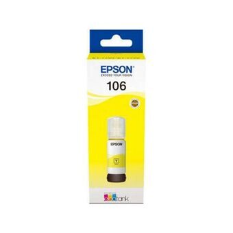 Yhteensopiva mustepatruuna Epson 106 EcoTank Yellow ink bottle 70 ml Keltainen