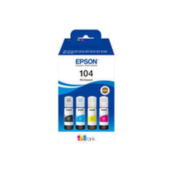 Muste täyttöpatruunoihin Epson 104 EcoTank 4-colour Multipack