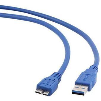 USB 3.0 A - Micro USB B kaapeli GEMBIRD CCP-MUSB3-AMBM-0.5 (0,5 m) Sininen 50 cm