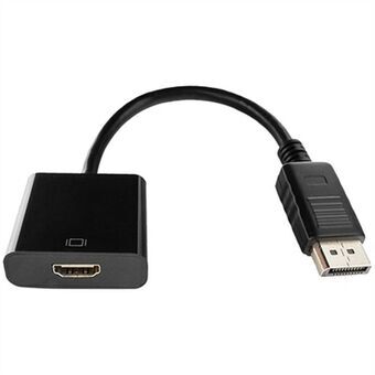 DisplayPort - HDMI Adapteri GEMBIRD A-DPM-HDMIF-002 60 Hz Musta
