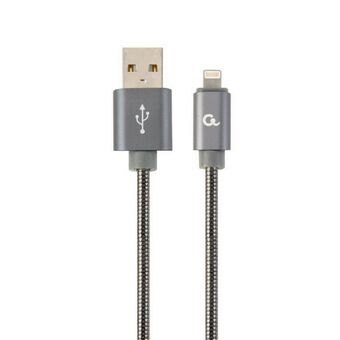 Lightning-kaapeli Cablexpert CC-USB2S-AMLM-1M-BG