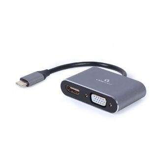 USB - VGA/HDMI Adapteri GEMBIRD A-USB3C-HDMIVGA-01