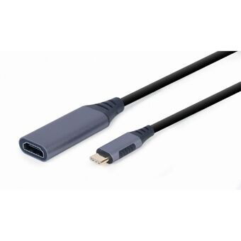 USB C - HDMI Adapteri GEMBIRD A-USB3C-HDMI-01 Harmaa