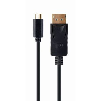 USB C - DisplayPort Adapteri GEMBIRD A-CM-DPM-01 Musta