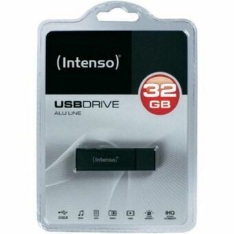 Muistitikku INTENSO Alu Line USB 2.0 32GB Antrasiitinharmaa 32 GB