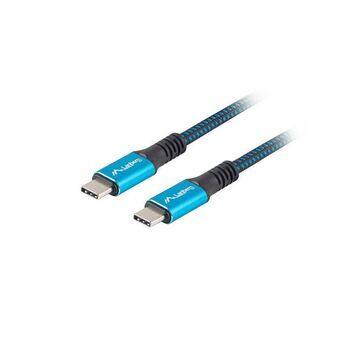 Kaapeli USB C Lanberg Sininen 50 cm