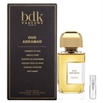 BDK Parfums Oud Abramad - Eau de Parfum - Tuoksunäyte - 2 ml