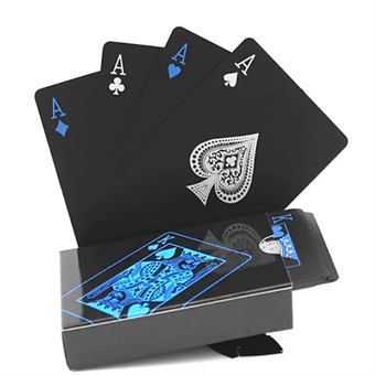 Pelikortit - Blue Edition - Ainutlaatuiset siniset/mustat pelikortit