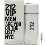 Carolina Herrera 212 Vip Men - Eau de Toilette - Tuoksunäyte - 2 ml