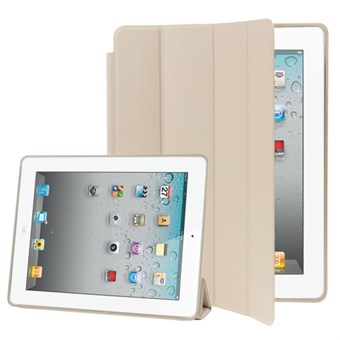 Tyylikäs Smart kannen lepotila / herätys iPad 2: lle / iPad 3: lle / iPad 4: lle - valkoinen