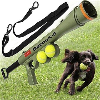Bazooka-pallonheitin koirille