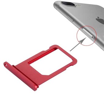 SIM kortin pidike iPhone 7 Plus - punainen