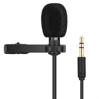  Lapel Lavalier -mikrofoni älypuhelimelle, kameralle ja PC:lle / iOS & Androidille