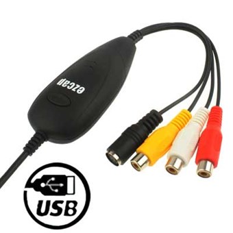 EZCAP USB 2.0 -video- / äänenmuokkauskaapeli