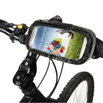 Kosketustoiminnolla varustettu vedenpitävä polkupyöräteline S3/S4/S5:lle - iPhone 6/6S/7/8