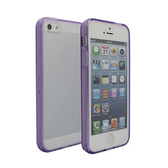 HINTASOTA – silikoni/muovi iPhone 5 / iPhone 5S / iPhone SE 2013 - kuori (violetti)