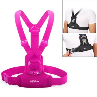 NEOPINE GoPro Hero 1/2/3/4 rintahihna - magenta