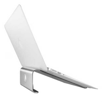 Jäähdytyspöydän pidike Mac Airille, Mac Pro, iPad / 11-17 "- hopea