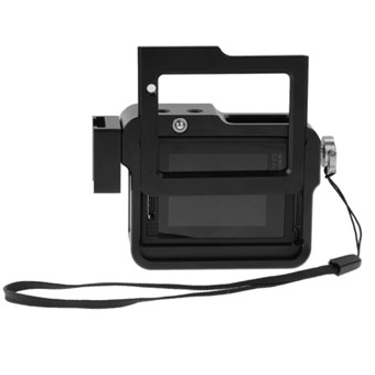 Puluz® Housing Shell CNC-alumiini - musta