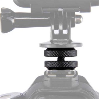 PULUZ® Hot Shoe Mount Adapter 1/4" GoPro/digitaalikameralle