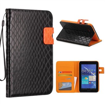 Turtle Design Case - Samsung Galaxy Tab 7.0 / 2 7.0 (musta)