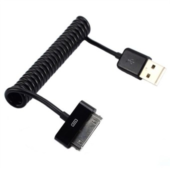 Jatkokaapeli Uros USB 2.0 - Uros 30 Pin iPhone USB-kaapeli