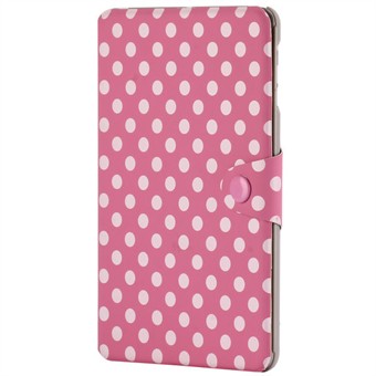 Dot Pattern iPad Mini 1 -kotelo (vaaleanpunainen)