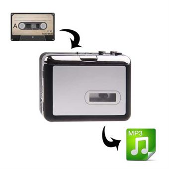 Kasetti-MP3-muunnin Plug and Play TF-kortti / Micro SD