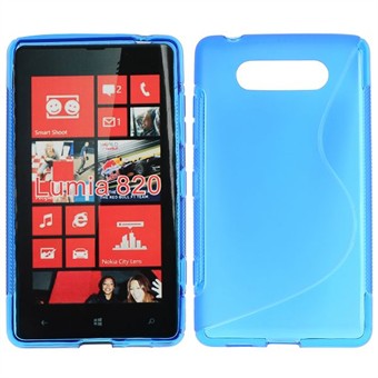 S-Line silikonikuori - Lumia 820 (sininen)
