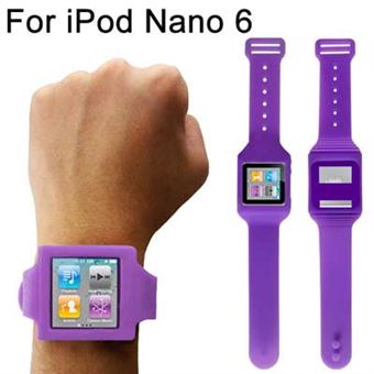 Silikonikellot iPod nano 6 - violetti