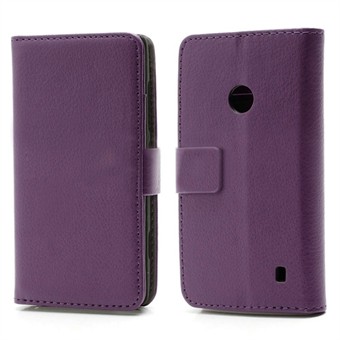 Käytännöllinen lompakko – Lumia 520/525 (violetti)