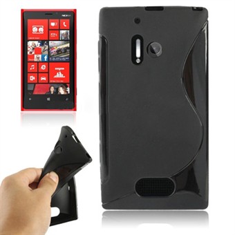 S-Line silikonisuojus Lumia 928 (musta)