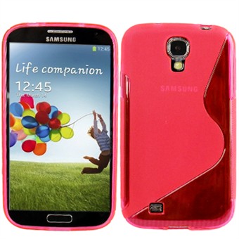 S-Line silikonikuori Galaxy S4 (vaaleanpunainen)