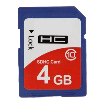 SDHC-muistikortti - 4GB