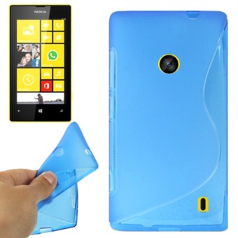 S-Line silikonisuoja Lumia 520 (sininen)