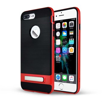 Fiktiomuovi iPhone 7 Plus / iPhone 8 Plus -puhelimelle - punainen