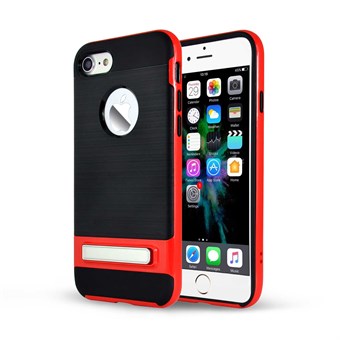 Fiktiomuovi iPhone 7 / iPhone 8 -puhelimelle - punainen