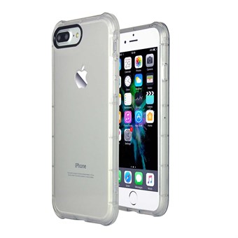 Kulmansuoja silikonisuojus iPhone 7 Plus / iPhone 8 Plus - harmaa