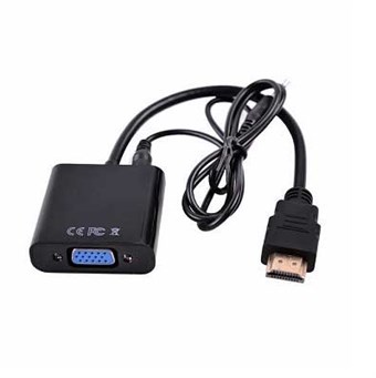 HDMI - VGA-sovitin - 1080P minijakkikaapelilla
