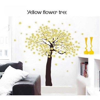 TipTop seinätarrat sitruunapuu / keltainen kukkapuu