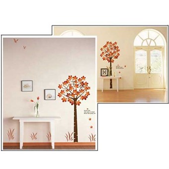 TipTop Seinätarrat 60 x 90 cm Maple Tree Design