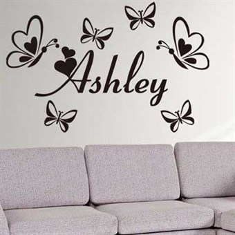 TipTop seinätarrat Aihley Butterfly Design House Decoration 