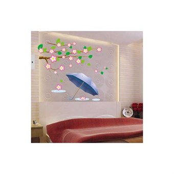 TipTop seinätarrat Uutta saapunut sateenvarjo ja kukka 