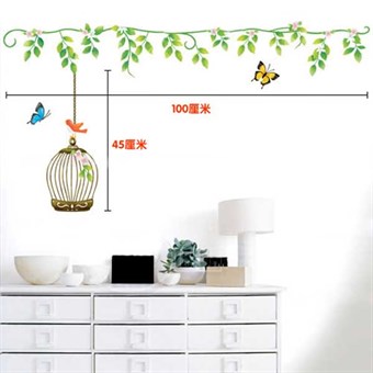 TipTop seinätarrat perhos- ja lintuhäkkisuunnittelu