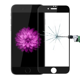 Karkaistu lasikuori iPhone 6 Plus / 6S Plus - musta