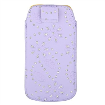 Pull Tab Case - Purppura (bling-versio) iPhone 5 / iPhone 5S / iPhone SE 2013